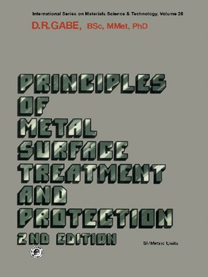 cover image of Principles of Metal Surface Treatment and Protection
